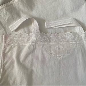 Incredible 1920’s (Art Deco) white cotton nightgown